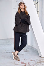 Two-Tone Jogger Trousers - Black & Cocoa