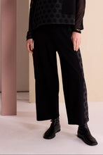 Black Spot Panel Wide-Leg Trousers