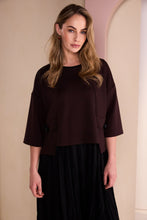 Chocolate Layered Pleated Midi Dress