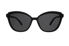 Black Cat Eye Sunglasses - Carbon