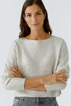 Oui Metallic Knit Jumper