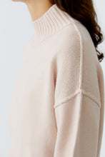 Oui Roll Neck Knit - Sepia Rose