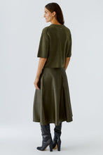 Oui Short Sleeve Knit - Khaki