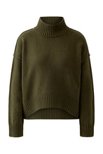 Oui Roll Neck Knit - Khaki