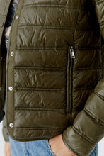 Lightweight Padded Khaki Jacket