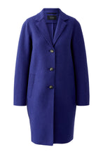 Wool Blend Coat – Royal Blue