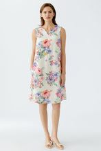 Floral Linen Shift Dress