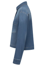 Cropped Denim Shirt Jacket