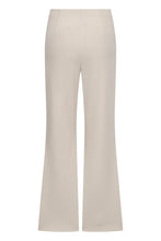 Cream Wide Leg Flared Trousers