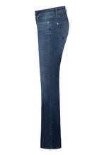 Mid Wash Flared Denim Jeans