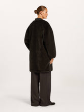 Reversible Faux Fur Long Coat