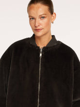 Reversible Faux Fur Long Coat