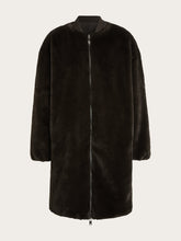 Reversible Faux Fur Long Coat