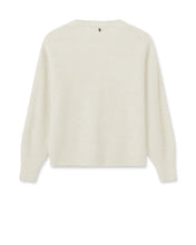 Thora V-Neck Knit Cardigan - Ecru