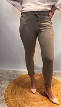 Zip Pocket Joggers – Taupe