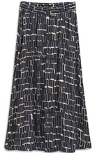 Abstract Print Midi Skirt