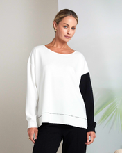 Two-Tone Relaxed Sweatshirt