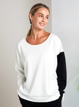 Two-Tone Relaxed Sweatshirt