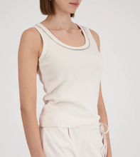 Embellished Trim Tank Top