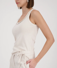 Embellished Trim Tank Top