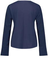 V- Neckline Blouse - Printed