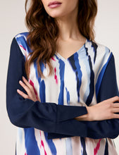 V- Neckline Blouse - Printed