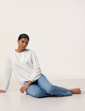 Textured Fabric Sweatshirt - Off White