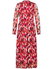 Abstract Print Maxi Dress