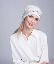 Tillie Embellished White Hat