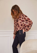 Vibse Ruffle Blouse - Wine Bomb