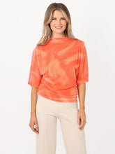 Coral Ruched Detail Top