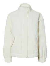 Floral Quilted Jacket – Off-White