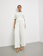 Blouse with a Tie-around Belt