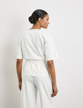 Blouse with a Tie-around Belt