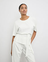 Blouse with a Tie-around Belt