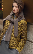 Olive Diamond Quilted Jacket