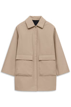 Beige Short Utility Coat
