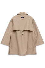 Beige Short Utility Coat
