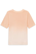 Peach Fine Knit Short Sleeve Top