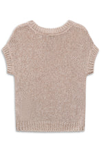Textured Knit Short Sleeve Top