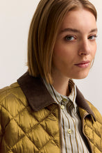 Olive Diamond Quilted Jacket