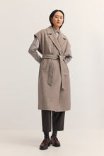Taupe Belted Longline Gilet