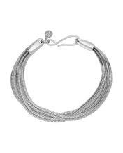 Herringbone Triple Necklace - Steel
