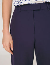 Elegant 7/8-length Trousers in a Tailored Fit - Navy