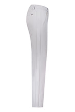 Slim Fit Tailored Trousers - Silver Gray