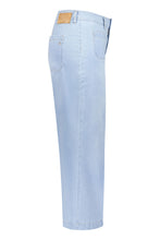 Cropped Wide Leg Denim Trousers