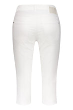 Slim Fit Cropped Denim Jeans - White