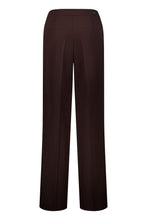 Classic Straight Leg Tailored Trousers Brown