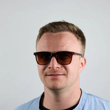 Manzo Transparent Brown Sunglasses