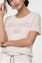 Champagne Rosé Embellished T-Shirt